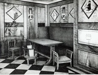 Das Kinderzimmer im Ozeandampfer Paris, Juli 1921